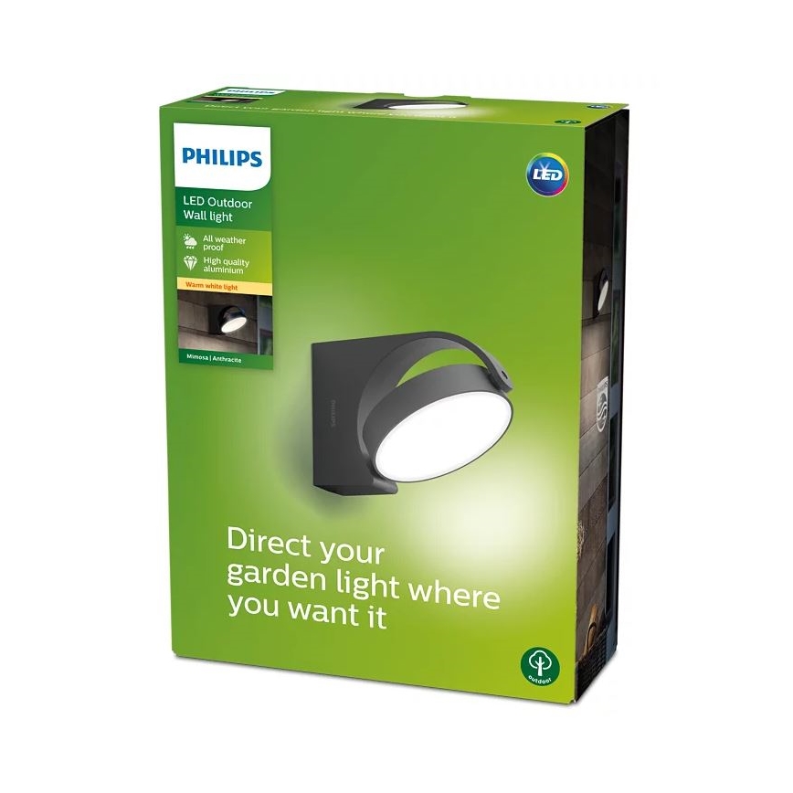 Philips - LED spoljašnje zidno svetlo LED/7W/230V 2700K IP44