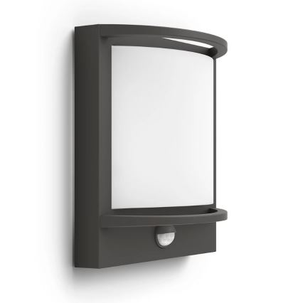 Philips - LED spoljna zidna svetiljka sa senzorom SAMONDRA LED/3,8W/230V IP44