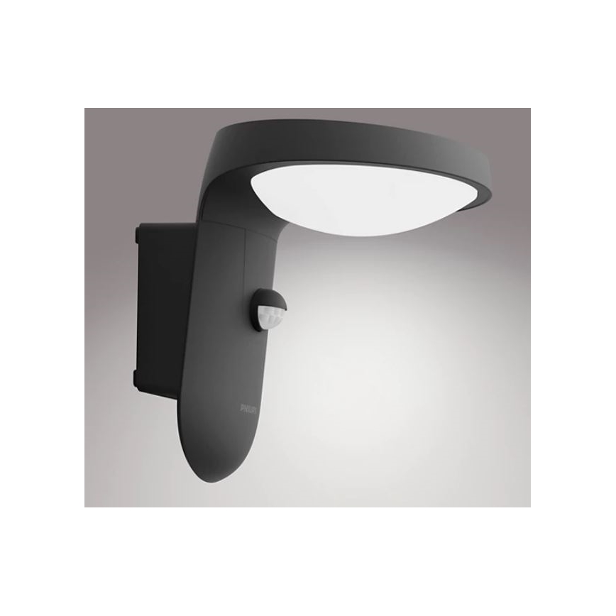 Philips - LED spoljašnje zidno svetlo sa senzorom LED/9W/230V 4000K IP44
