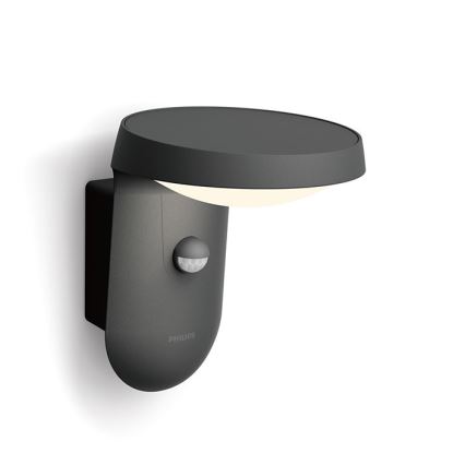 Philips - LED spoljašnje zidno svetlo sa senzorom LED/9W/230V 4000K IP44