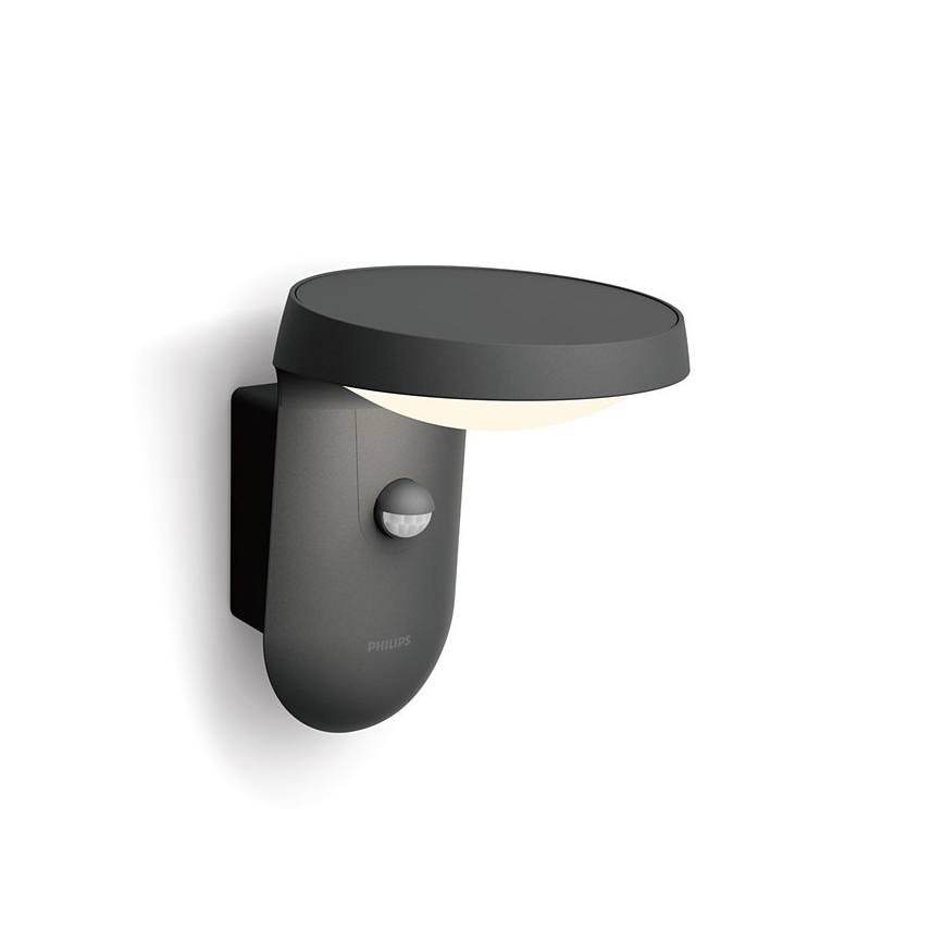 Philips - LED spoljašnje zidno svetlo sa senzorom LED/9W/230V 4000K IP44