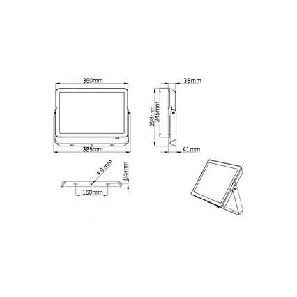Philips - LED spoljni reflektor PROJECTLINE LED/150W/230V IP65 4000K
