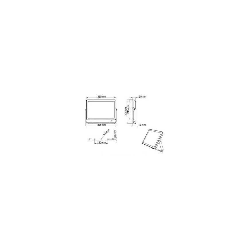 Philips - LED spoljni reflektor PROJECTLINE LED/150W/230V IP65 4000K