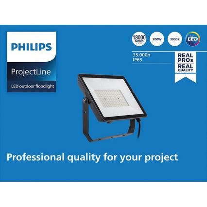 Philips - LED spoljni reflektor PROJECTLINE LED/200W/230V IP65 3000K