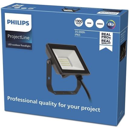 Philips - LED spoljni reflektor PROJECTLINE LED/20W/230V IP65 4000K