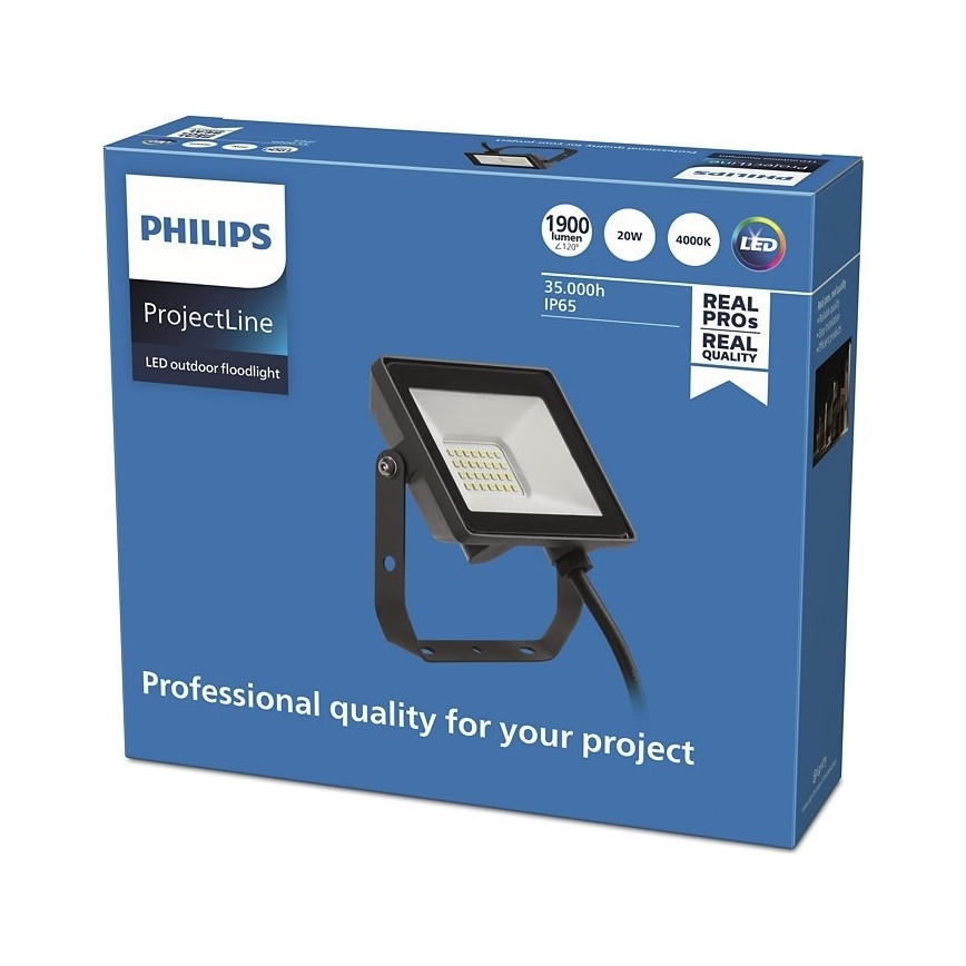 Philips - LED spoljni reflektor PROJECTLINE LED/20W/230V IP65 4000K