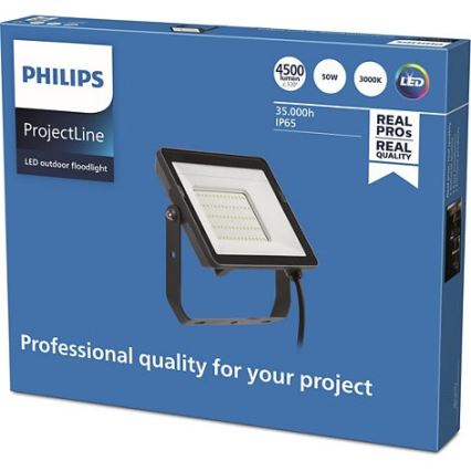 Philips - LED spoljni reflektor PROJECTLINE LED/50W/230V IP65 3000K