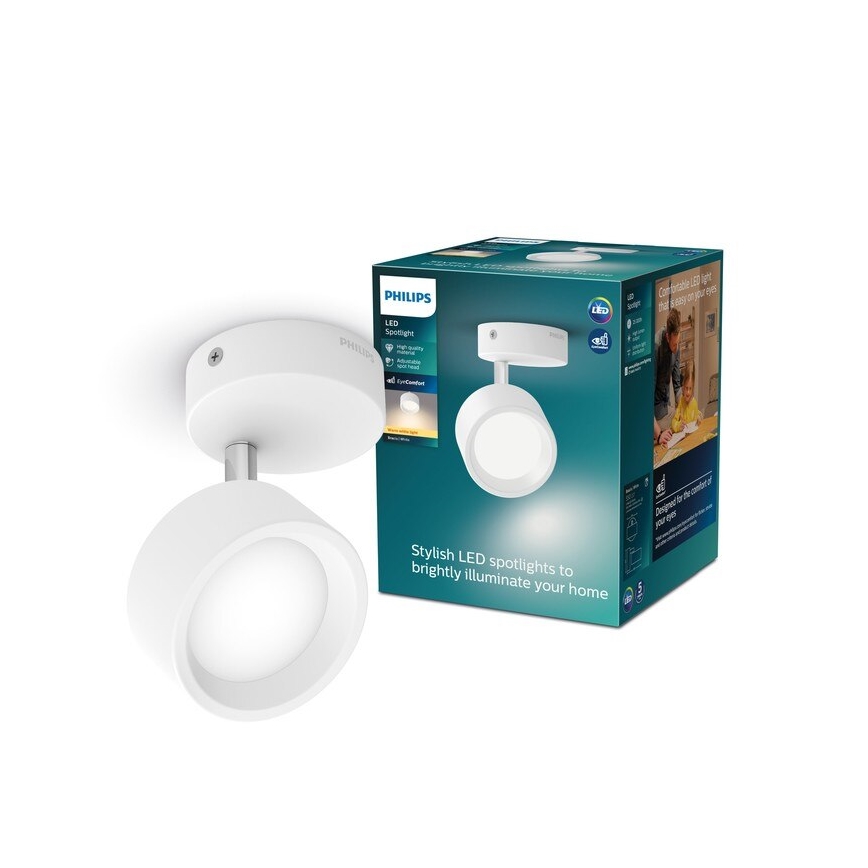 Philips - LED spot svetlo LED/5,5W/230V bela