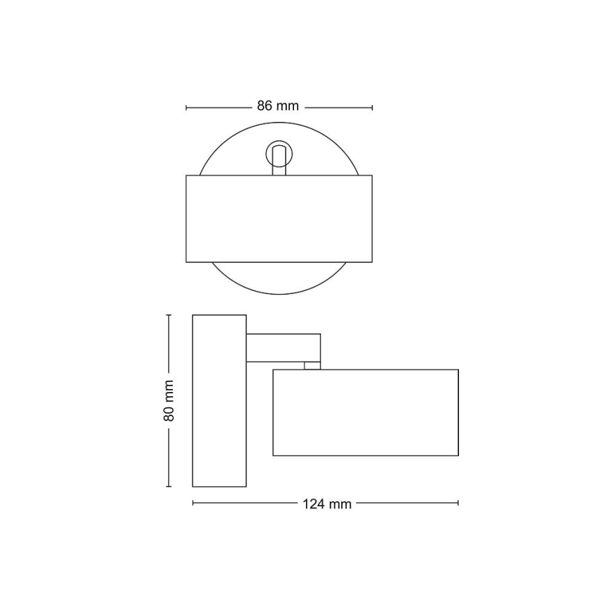 Philips - LED spot svetlo LED/5,5W/230V bela