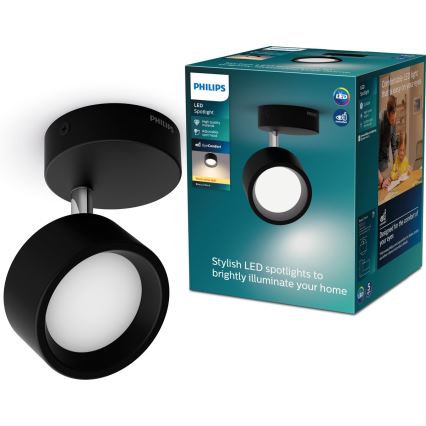 Philips - LED spot svetiljka LED/5,5W/230V crna