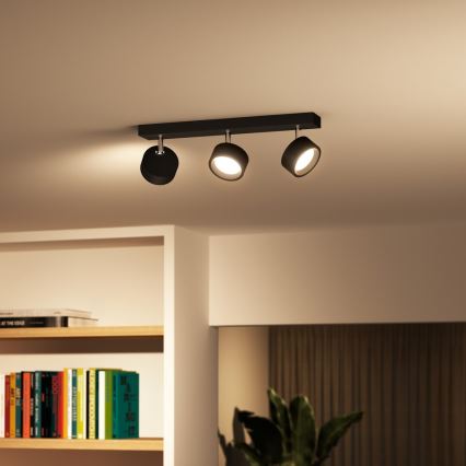 Philips - LED spot svetiljka 3xLED/5,5W/230V crna