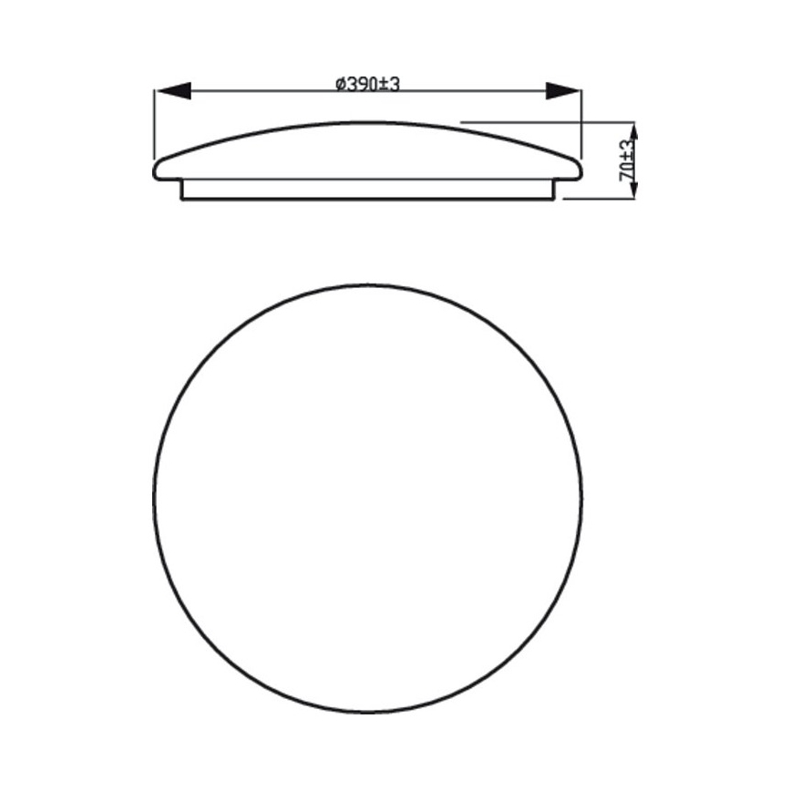 Philips - LED plafonsko svetlo LED/20W/230V 2700K