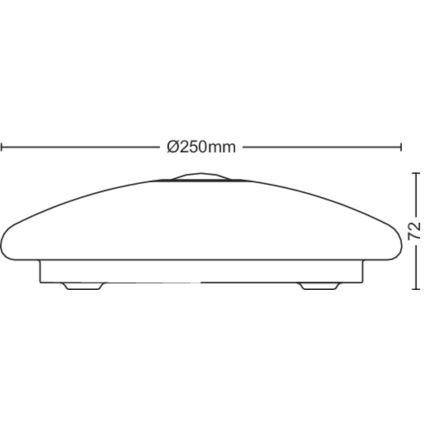 Philips - LED stropna svetiljka sa senzorom MAUVE LED/6W/230V 4000K