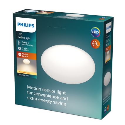 Philips - LED plafonsko svetlo sa senzorom LED/12W/230V 2700K