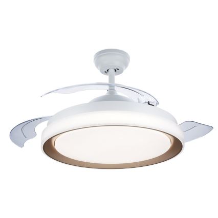 Philips - LED plafonsko svetlo sa ventilatorom LED/35W/230V 5500/4000/2700K zlatno + daljinski upravljač