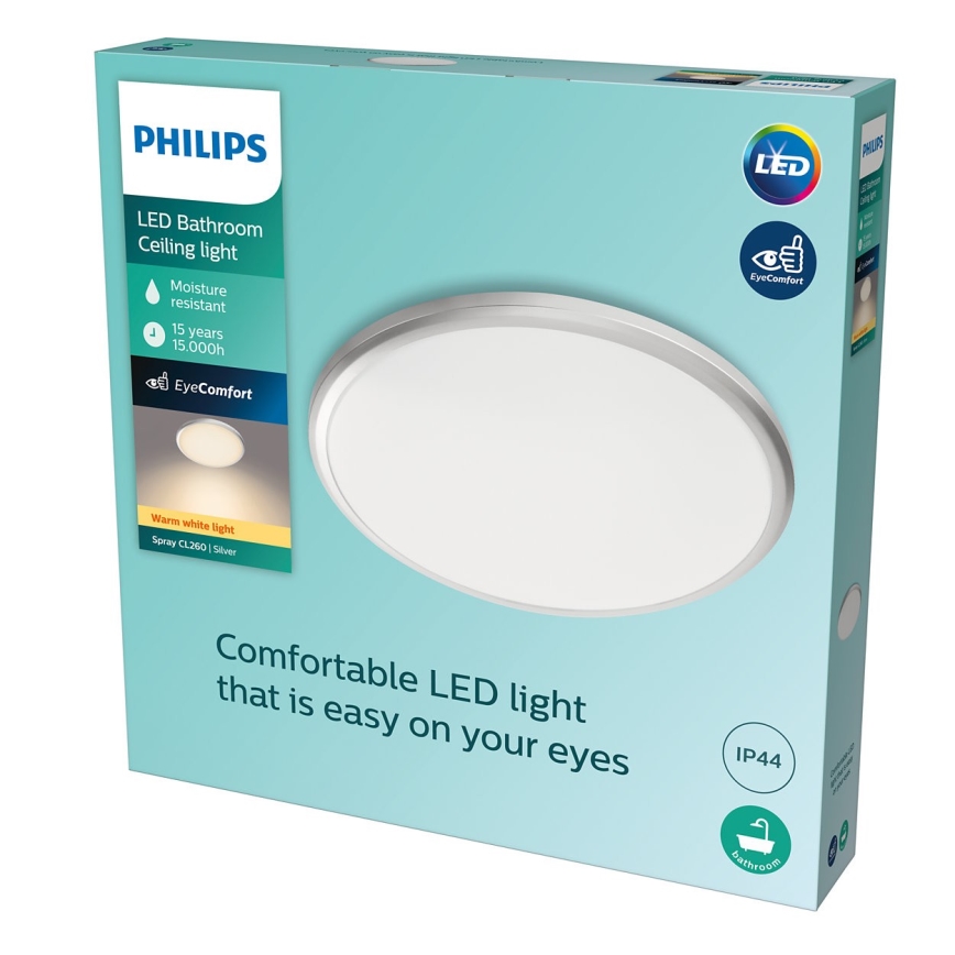 Philips - LED plafonsko svetlo za kupatilo LED/17W/230V IP44