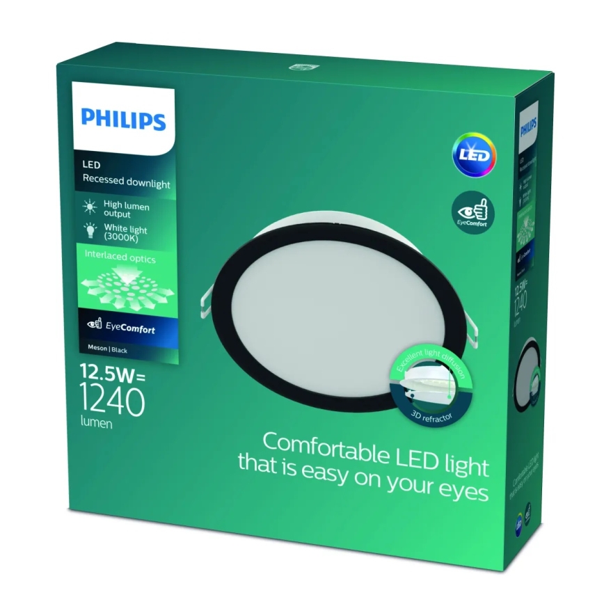 Philips - LED ugradna svetiljka MESON LED/12,5W/230V 3000K