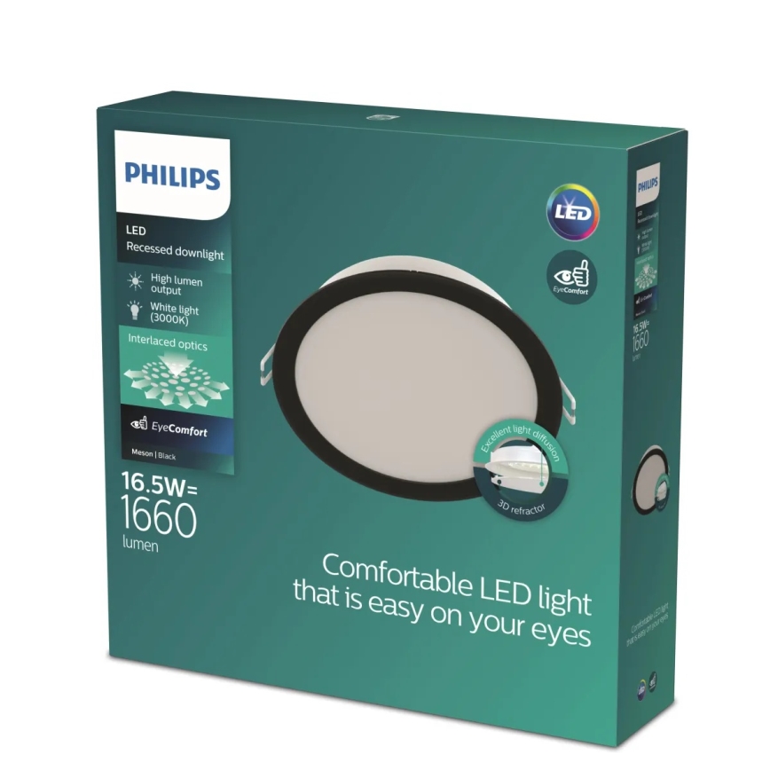 Philips - LED ugradna svetiljka MESON LED/16,5W/230V 3000K