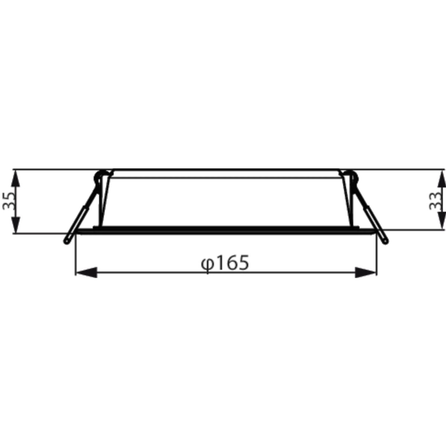 Philips - LED ugradna svetiljka MESON LED/16,5W/230V 6500K