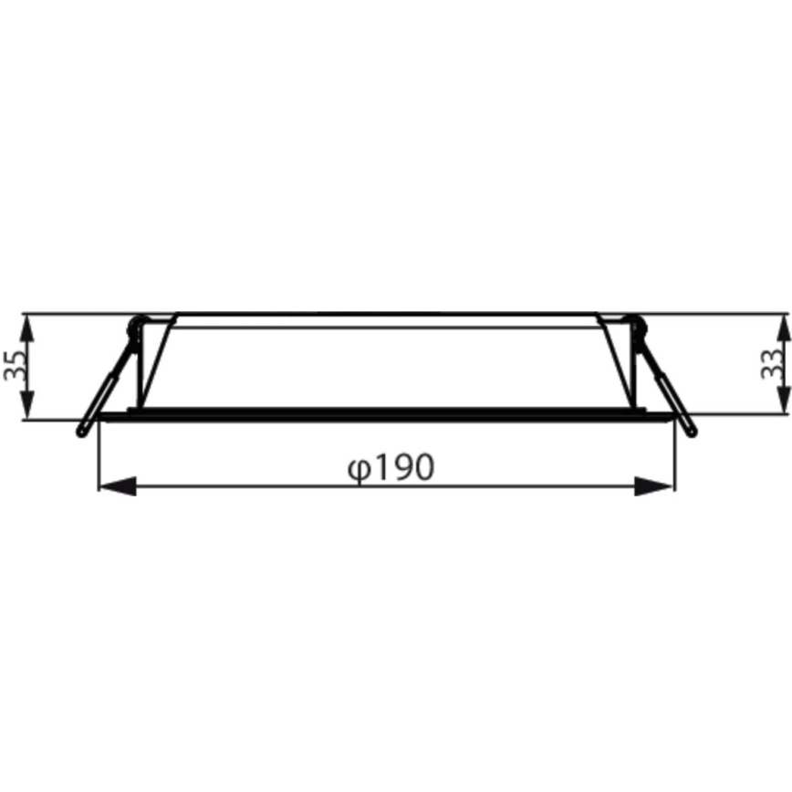 Philips - LED ugradna svetiljka MESON LED/20W/230V 4000K
