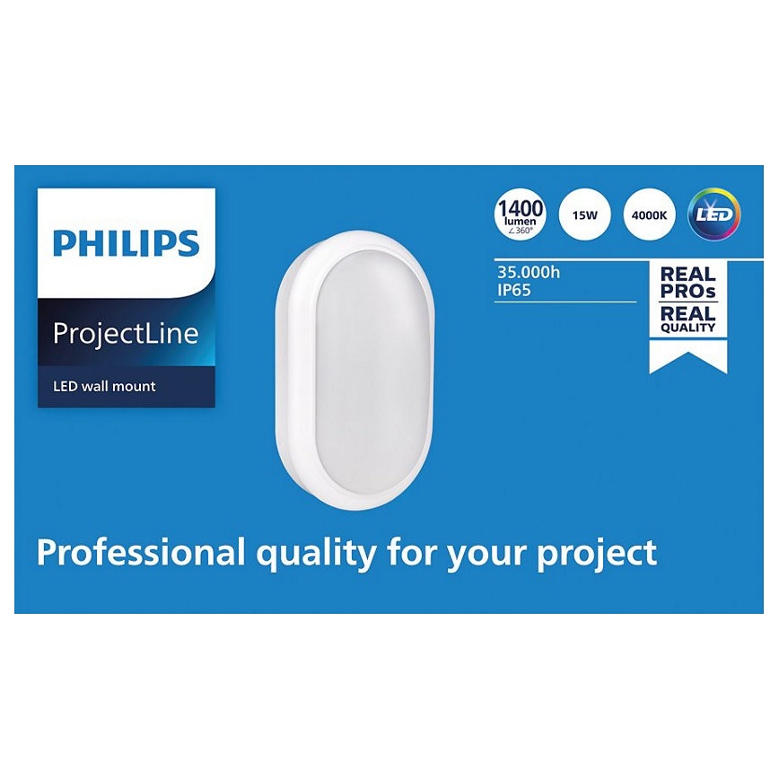 Philips - LED zidno svetilo PROJECTLINE LED/15W/230V IP65
