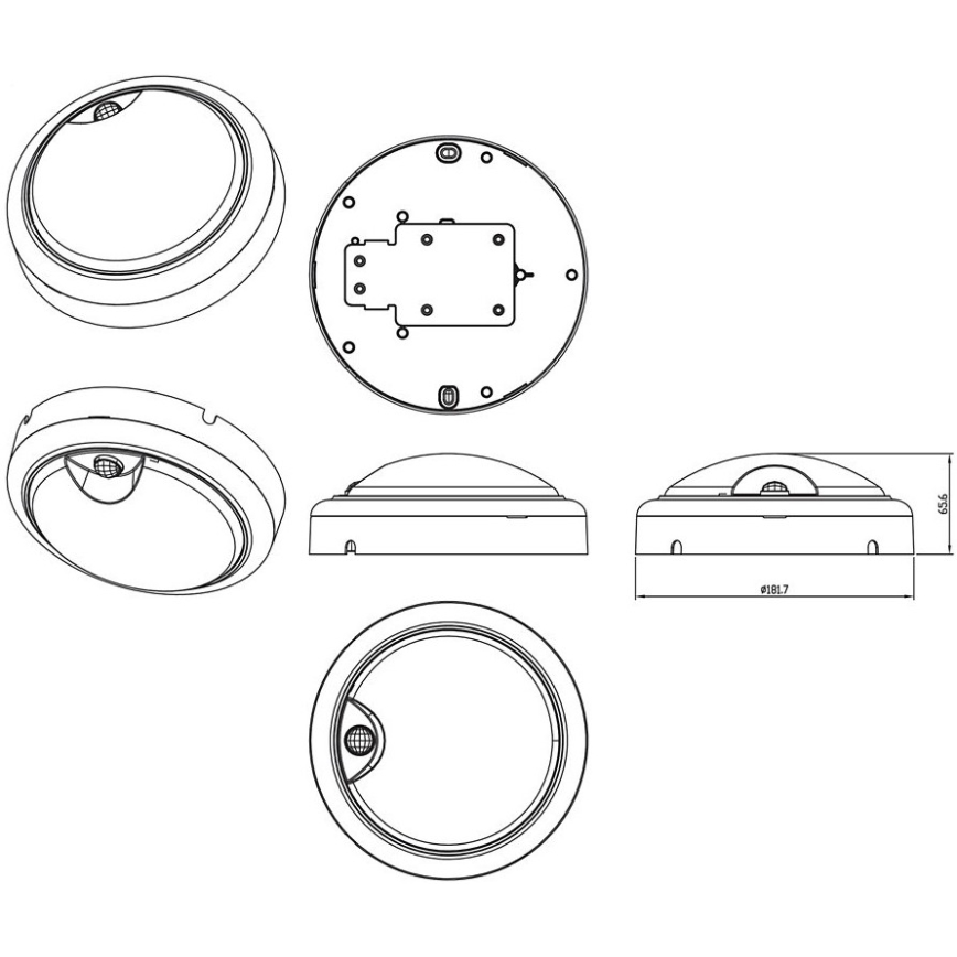 Philips - LED zidno svetlo sa senzorom PROJECTLINE LED/15W/230V IP54