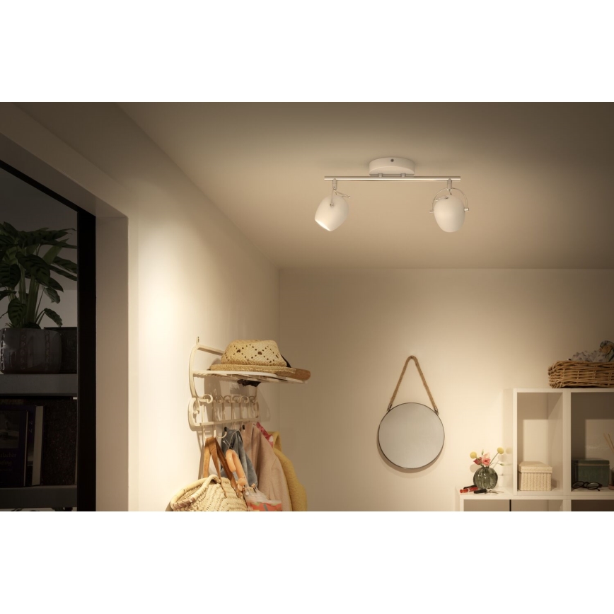 Philips Lirio 57032/31/P0 - LED spot svetiljka PLANET 2xLED/4,2W/230V