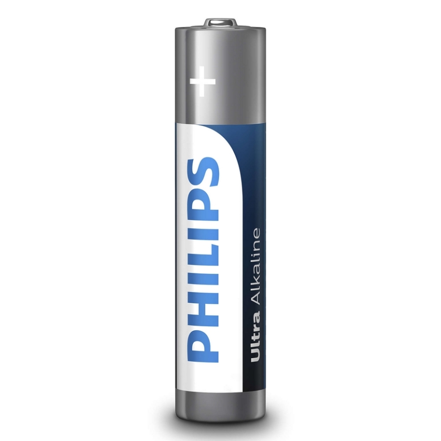 Philips LR03E4B/10 - Alkalna AAA baterija ULTRA ALKALINE 1,5V 1250mAh, 4 kom