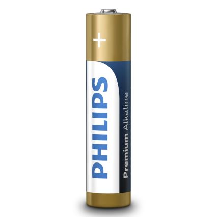 Philips LR03M4B/10 - 4 kom alkalnih AAA baterija PREMIUM ALKALNE 1,5V 1320mAh