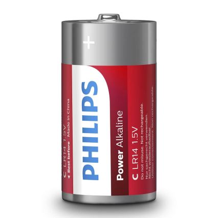 Philips LR14P2B/10 - 2 komada alkalnih C baterija POWER ALKALINE 1,5V 7200mAh