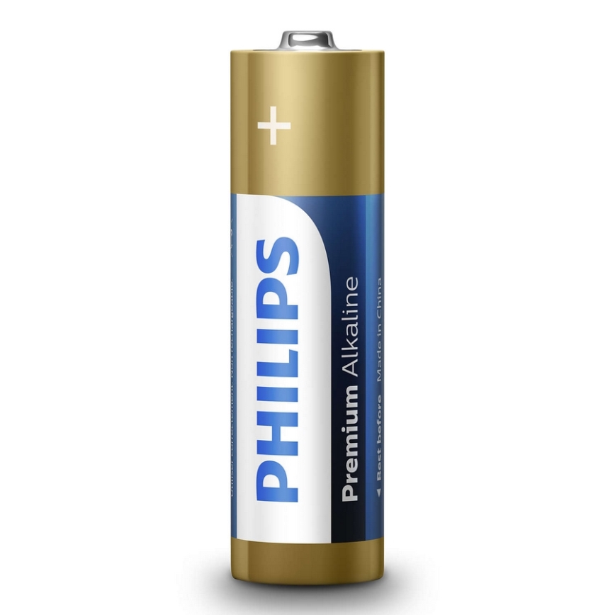Philips LR6M4B/10 - 4 kom. alkalne AA baterije PREMIUM ALKALINE 1,5V 3200mAh