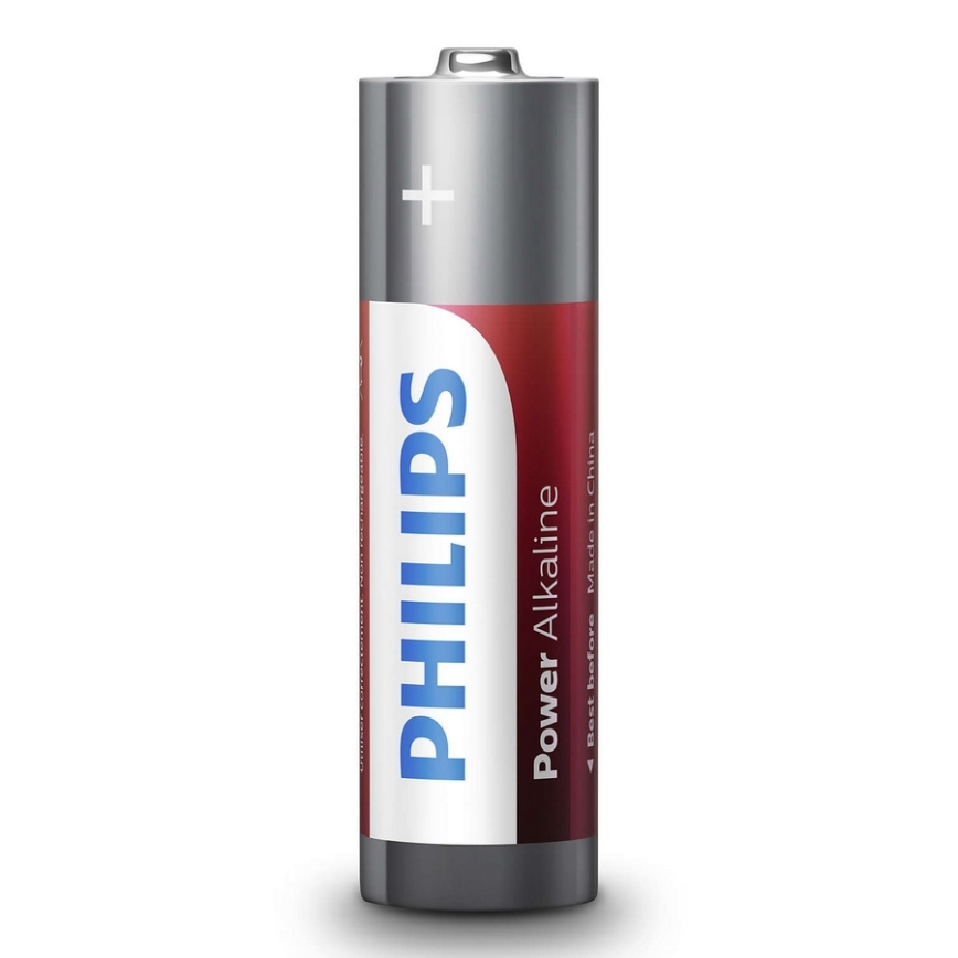 Philips LR6P4F/10 - 4 kom. alkalne AA baterije POWER ALKALINE 1,5 V 2600 mAh