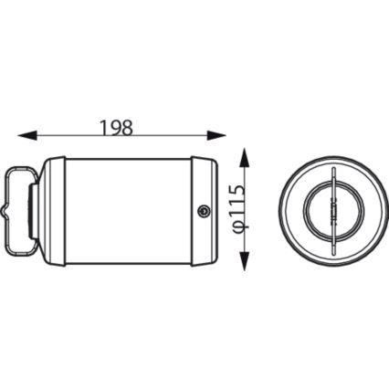 Philips - prenosiva prigušiva LED lampa CICERO LED/6W/5V 4000 mAh IP54