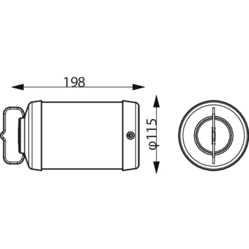 Philips - prenosiva prigušiva LED lampa CICERO LED/6W/5V 4000 mAh IP54