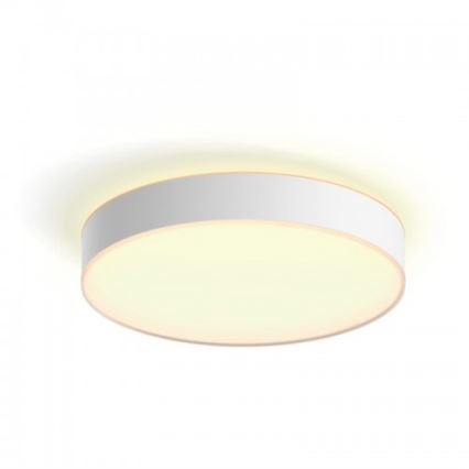 Philips - prigušiva kupatilska LED svetiljka Hue DEVERE 33,5W/230V IP44 prečnik 425 mm 2200-6500K + daljinski upravljač