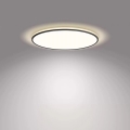 Philips - prigušiva LED plafonska lampa SCENE SWITCH LED/36W/230V, prečnik 50 cm, 4000K, crna