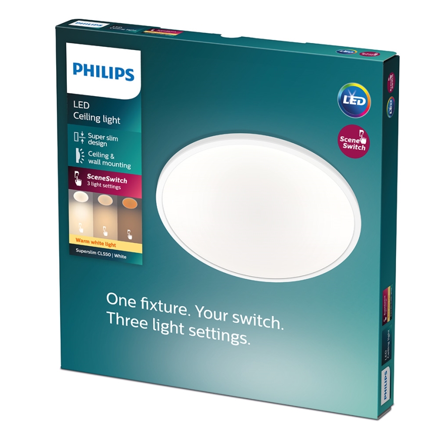 Philips - LED prigušiva plafonjera LED/15W/230V 2700K