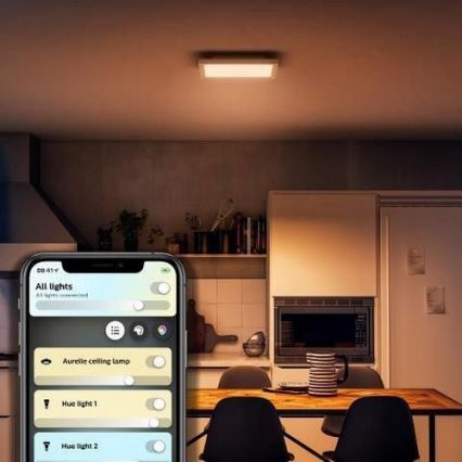 Philips - Hue prigušiva LED stropna svetiljka LED/19W/230V 2200-6500K + daljinski upravljač