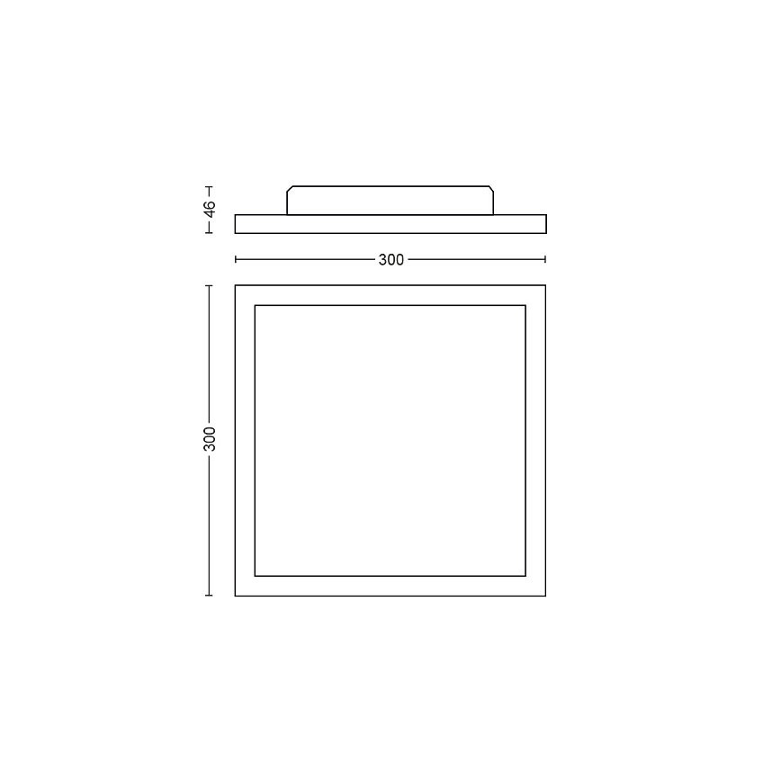 Philips - Hue prigušiva LED stropna svetiljka LED/19W/230V 2200-6500K + daljinski upravljač