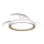Philips - prigušiva LED plafonska svetiljka sa ventilatorom BLISS LED/35W/230V zlatna + daljinski upravljač