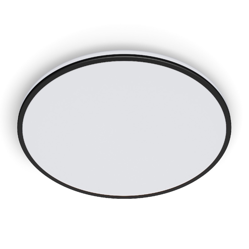 Philips - LED prigušiva stropna svetiljka SCENE SWITCH LED/22W/230V, prečnik 40 cm, 4000K, crna