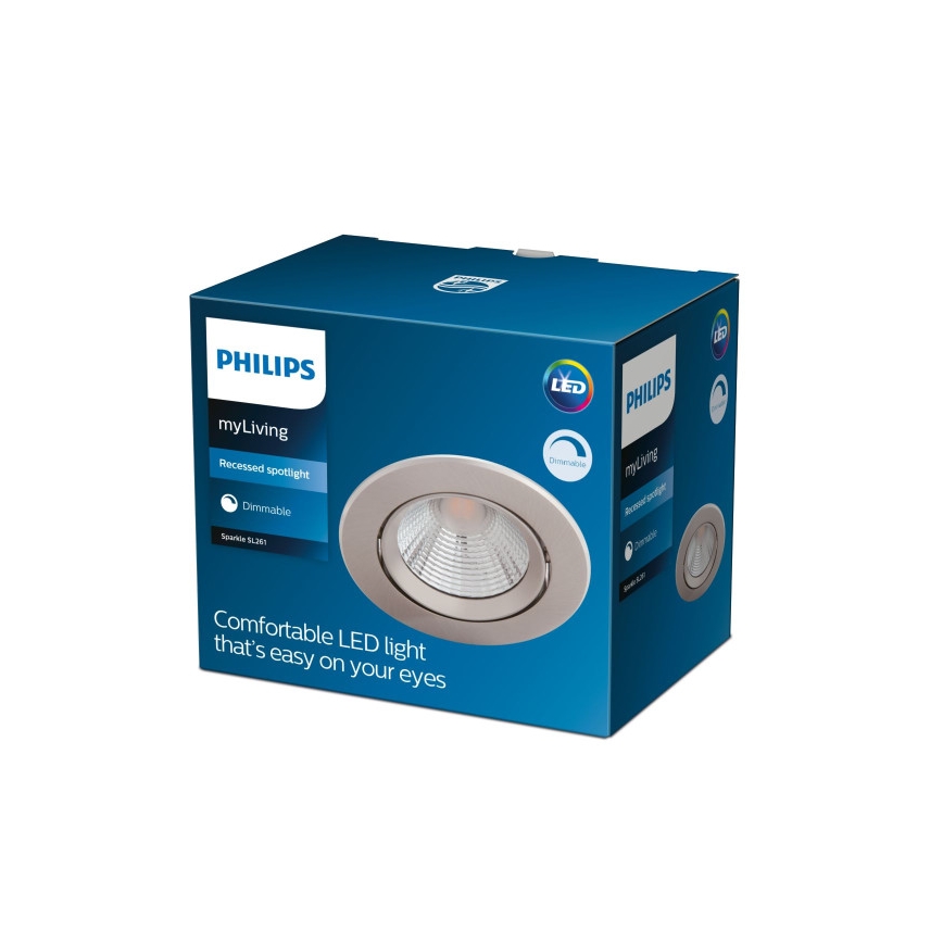 Philips - prigušiva LED ugradna svetiljka SPARKLE LED/5,5W/230V