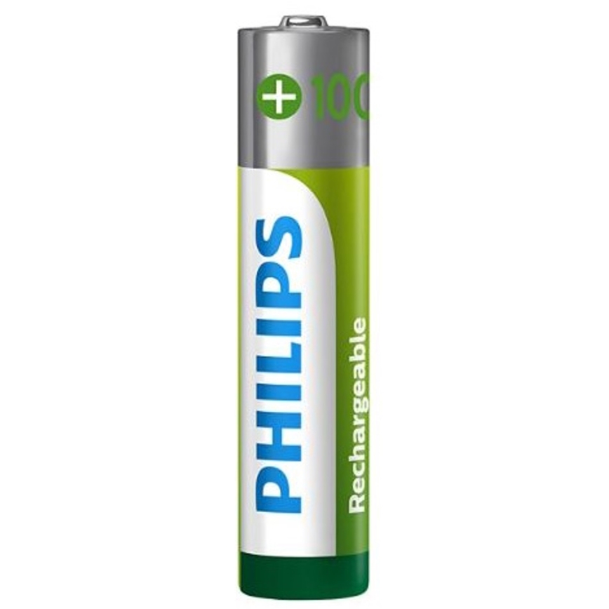 Philips R03B4RTU10/10 - 4 kom Punjive AAA baterije NiMH/1,2V/1000 mAh
