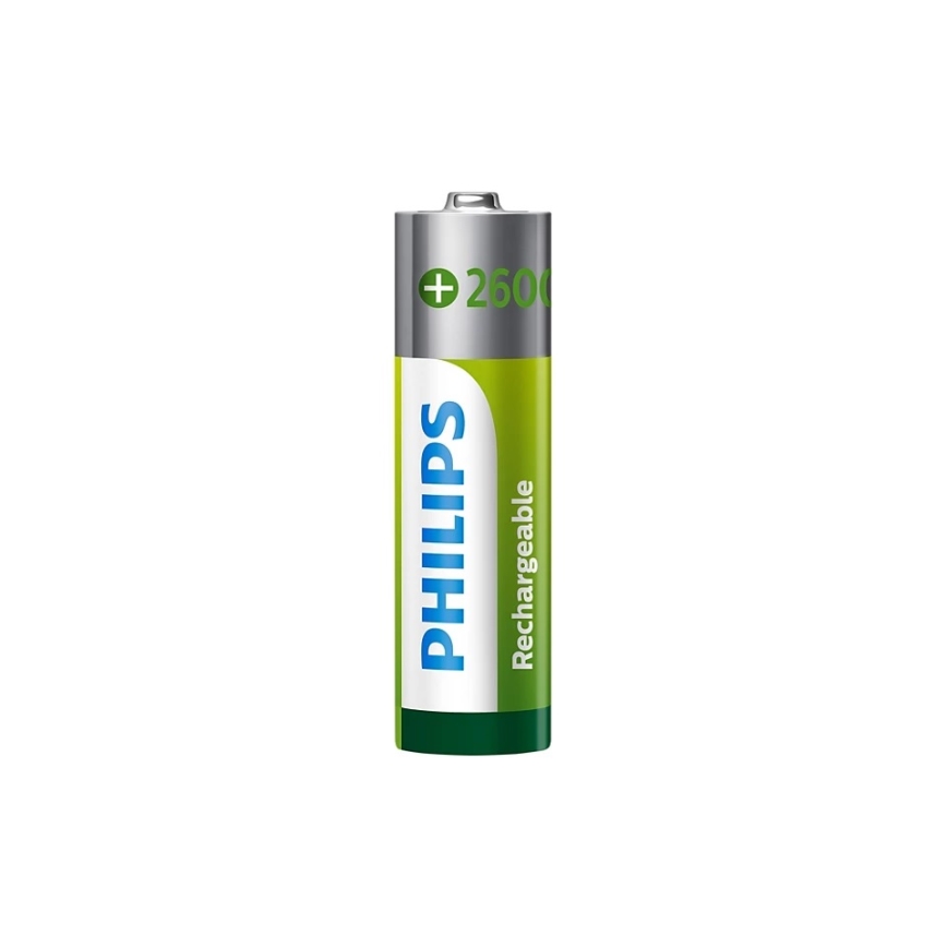 Philips R6B2A260/10 - 2 kom Punjive baterije AA MULTILIFE NiMH, 1,2 V, 2600 mAh