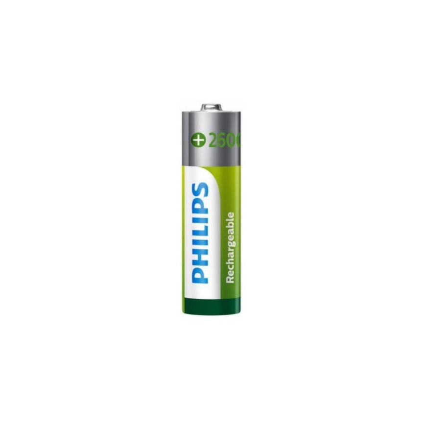 Philips R6B4B260/10 - 4 kom punjive AA baterije NiMH/1,2 V/2600 mAh