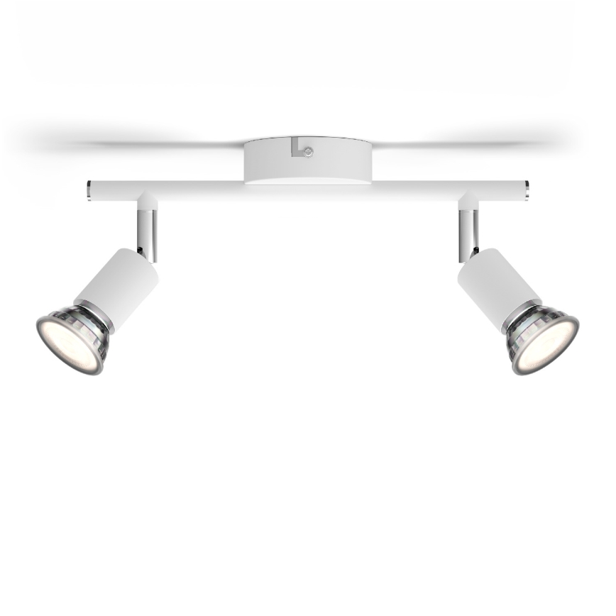 Philips - Spot svetiljka 2xGU10/50W/230V bela