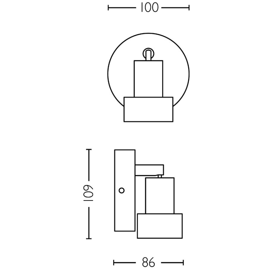 Philips - Reflektorsko svetlo CONDUIT 1xGU10/5W/230V crna/mesing