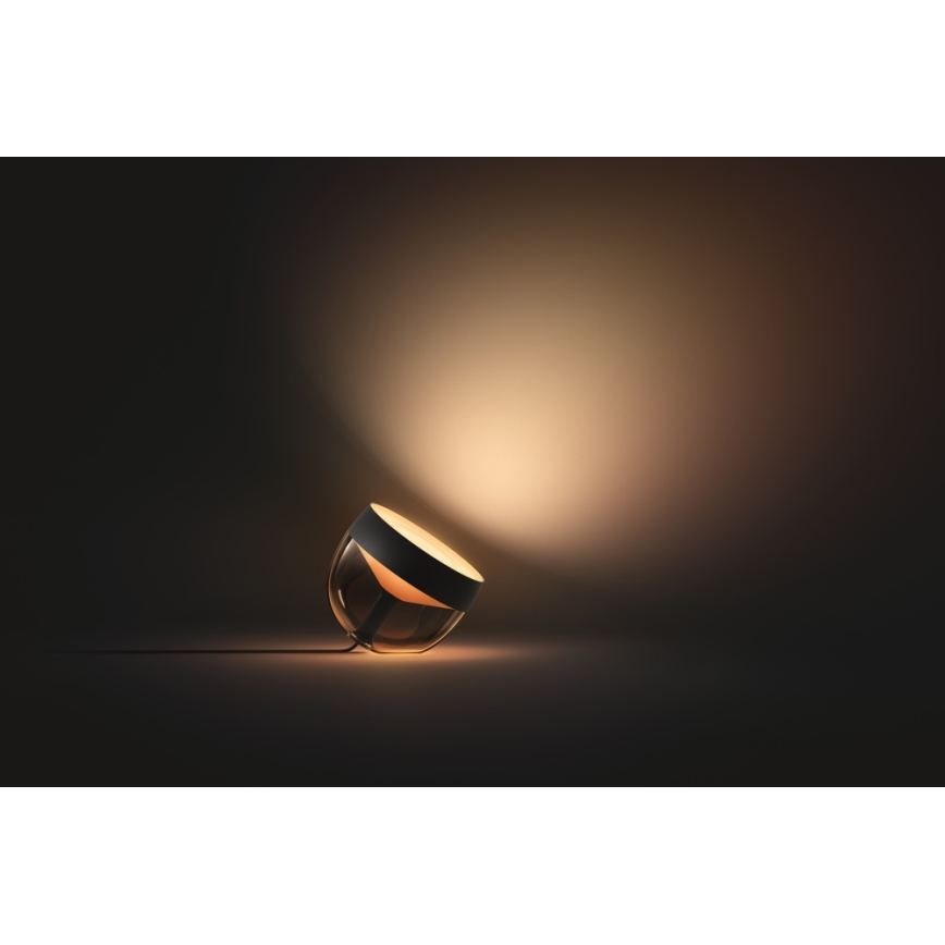 Philips - RGB LED prigušiva stona lampa Hue IRIS LED/8,2W/230V 2000-6500K crna