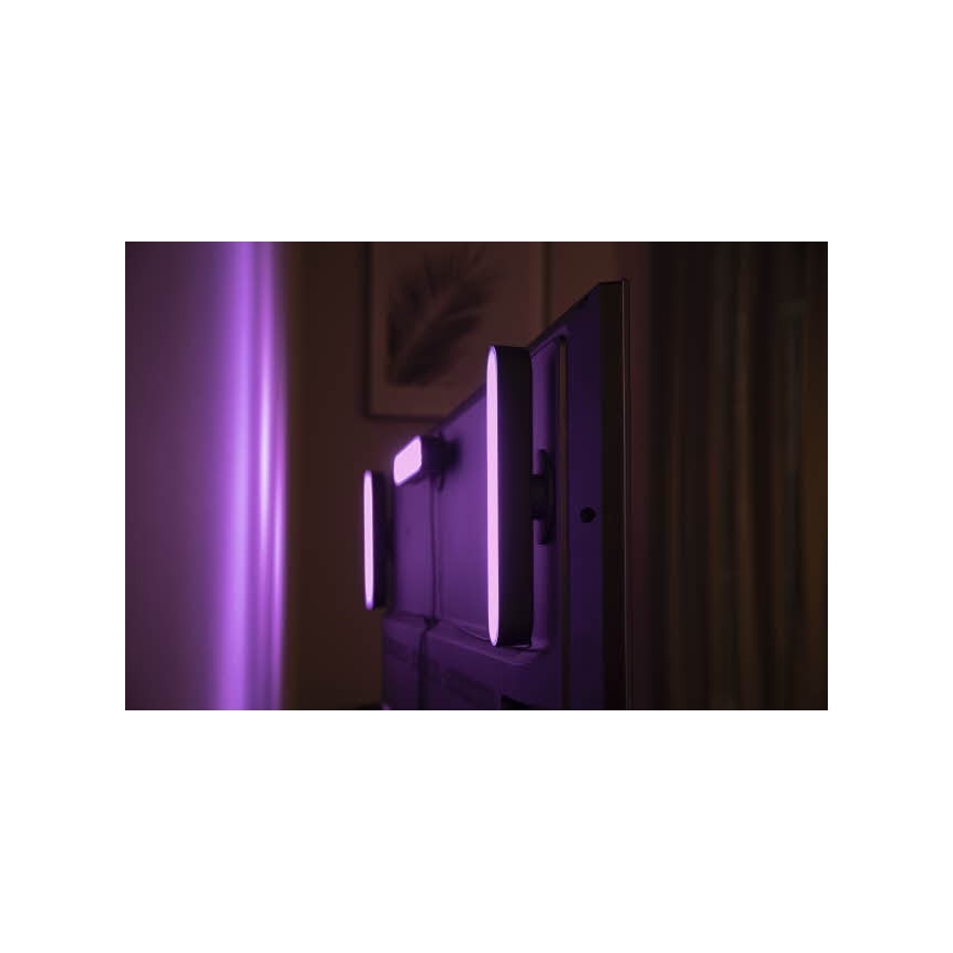 Philips - SET 2x LED RGB Stolna svjetiljka za prigušivanje HUE AMBIANCE LED/6W/230V