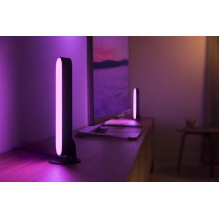 Philips - SET 2x LED RGB Stolna svjetiljka za prigušivanje HUE AMBIANCE LED/6W/230V